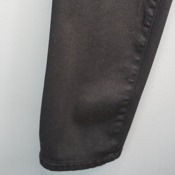 New Good American Good Classic Crossover Skinnyish Fit Jeans in Black Size 00/24 - Picture 8 of 16